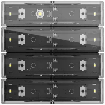 Gira Tastsens.4.70 Standard 4f KNX 531400 - 4-fach KNX αισθητήρας αφής, λευκό γυαλιστερό