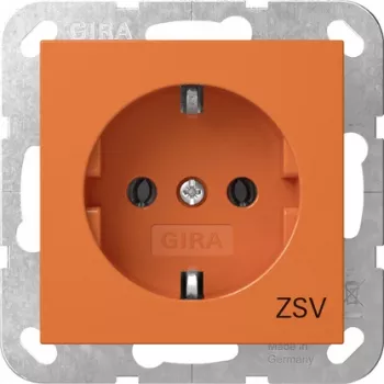 Gira 4188109 πρίζα SCHUKO ZSV System 55 πορτοκαλί