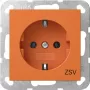 Gira 4188109 πρίζα SCHUKO ZSV System 55 πορτοκαλί