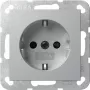 Gira πρίζα SCHUKO με φωτισμό προσανατολισμού LED και Shutter, λευκό 475526