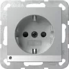 GIRA 417026 πρίζα SCHUKO με φωτισμό προσανατολισμού LED, System 55