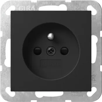 Gira 4485005 πρίζα Schuko με προστασία επαφής και ενσωματωμένο Shutter, System 55, λευκό