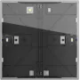 Gira Tastsensor 4 Komfort 1 απλός OneKNX αισθητήρας αφής KNX με οθόνη, ανθρακί 534100