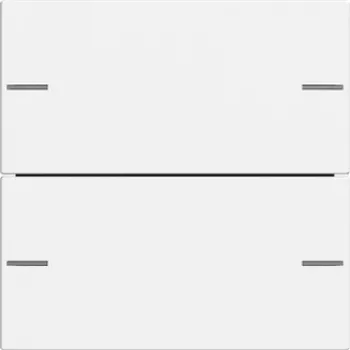 GIRA 575227 Σετ πλήκτρων 2 απλό για Touch Sensor 4, System 55, λευκό γυαλιστερό