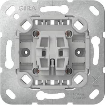 GIRA 381700 Ένθετο διακόπτη αλλαγής, χωνευτό, 10 A, 250 V, βιδωτοί ακροδέκτες, χωρίς άγκιστρα, για System 55