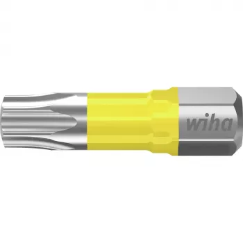 Wiha 42304 μύτη Torx T25 x 25 mm, συσκευασία 25 τεμ., εξάγωνη υποδοχή 1/4 ίντσας, χάλυβας μολυβδαινίου-βαναδίου