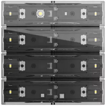 Gira Tastsens.4.70 Komfort 4f OneKNX 534400 οθόνη αφής KNX με 4 χωρητικά πλήκτρα και έγχρωμη οθόνη