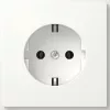 Gira TX_44 Πρίζα Schuko 1 θέσης χωνευτή 16 A 250 V Λευκό Γυαλιστερό 418866