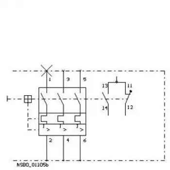 Siemens SIRIUS 3RV1 Διακόπτης προστασίας κινητήρα 3RV1611-1AG14, 0,7-1,0 A, 3-πολικός, βίδες ακροδεκτών