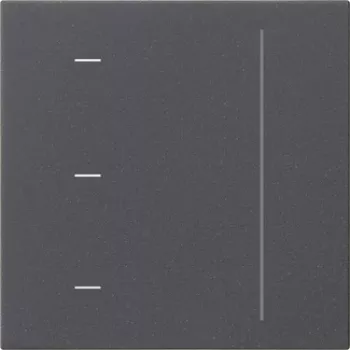 Gira System 3000 Στοιχείο χειρισμού αφής, Ανθρακί 536528