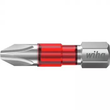 Wiha 7011TY Phillips PH2 x 29 mm Μύτες κατσαβιδιού, συσκευασία 25 τεμ., 1/4 ίντσας εξάγωνο 42539