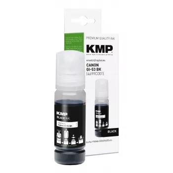 KMP PRINTTECHNIK Μελάνι αναπλήρωσης για Canon GI-53BK, Μαύρο, 60 ml, Συμβατό 1583,0001