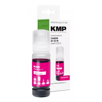 KMP Φιάλη μελανιού αναπλήρωσης Ματζέντα 60 ml για Canon GI-53M (4681C001) 1583,0006