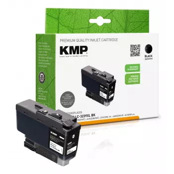KMP συμβατό μαύρο δοχείο μελανιού για Brother LC-3239XLBK (1543.4001)