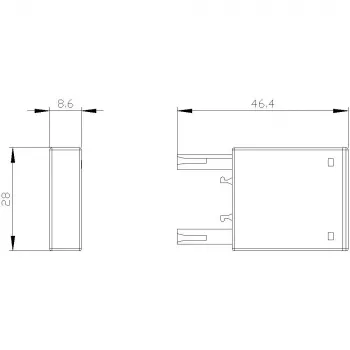 Siemens SIRIUS 3RT2 προστασία υπέρτασης, βαρίστορ, 48-127 V AC/70-150 V DC, για ρελέ S00-S3 3RT29161BC00
