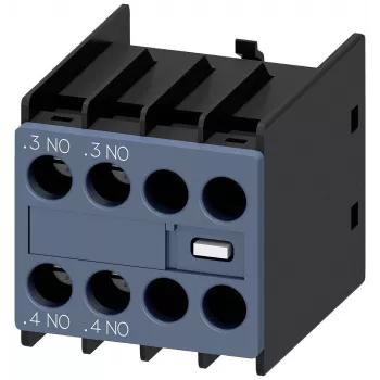 Siemens βοηθητικό μπλοκ επαφών 3RH2911-1HA20, 2 NO, μπροστινή τοποθέτηση, βιδωτοί ακροδέκτες