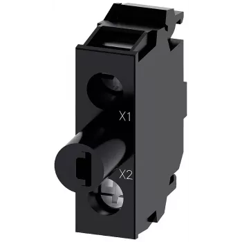 SIEMENS SIRIUS ACT Μονάδα LED με ενσωματωμένο LED, 24V AC/DC, Κίτρινο (3SU14012BB301AA0)