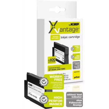 KMP XVantage Κίτρινο μελάνι με χρωστική συμβατό με HP 953XL (F6U18AE) 1748,4089