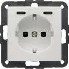 Berker Πρίζα SCHUKO με USB-C PD 20W, S.1, Λευκό Polar Γυαλιστερό 48158989