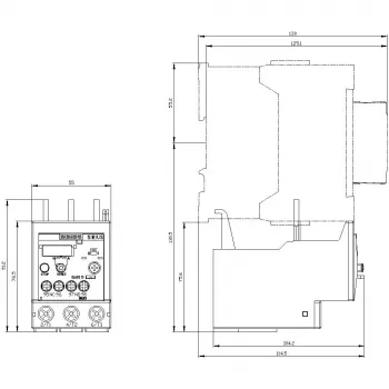 SIEMENS SIRIUS 3RU2136-4EB0 Θερμικό ρελέ υπερφόρτωσης 22-32 A Κλάση 10