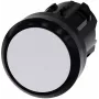 Siemens SIRIUS ACT 3SU1000-0AA60-0AA0 μπροστινό στοιχείο μπουτόν, πλαστικό, λευκό