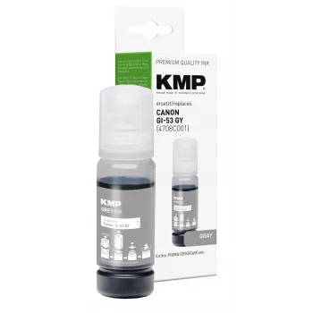 KMP γκρι μελάνι αναπλήρωσης συμβατό με Canon GI-53GY (1583,0041)