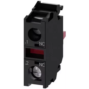 Siemens SIRIUS ACT μονάδα επαφής 3SU1400-1AA10-1MA0, 1 NO + 1 NC, βιδωτός ακροδέκτης, 500 V AC/DC