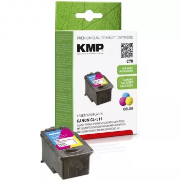 KMP C78 τρίχρωμο δοχείο μελάνης (κυανό, ματζέντα, κίτρινο) για Canon PIXMA MP230, MP237, MP252, MP258, MP280, MP282, MP495, MP499, MX360, MX410, MX420 1512.4030