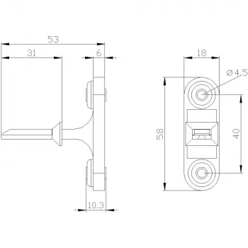 Siemens Separate Actuator για κάθετη τοποθέτηση 3SE50000AV02