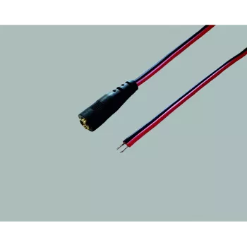 BKL Electronic 075159 καλώδιο σύνδεσης χαμηλής τάσης DC 5,5 x 2,1 mm σε ανοιχτό άκρο 30 cm