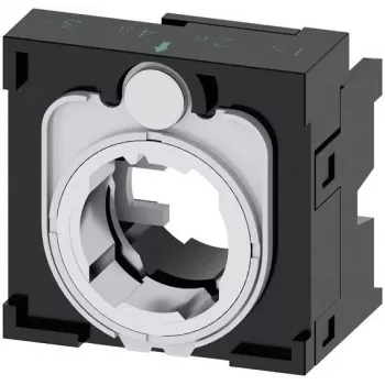 Siemens SIRIUS ACT Βάση για 4 χειριστήρια, 22 mm, μαύρο πλαστικό, τοποθέτηση σε μπροστινό πίνακα, 3SU1500-0BA10-0AA0