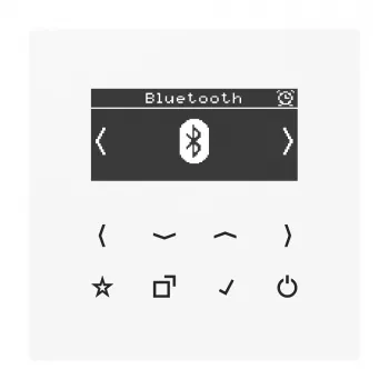 JUNG DABLSBTWW Smart Radio DAB+ με Bluetooth, λευκό alpin