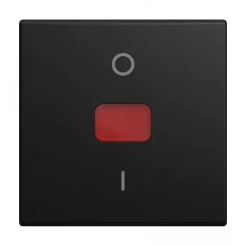 Busch-Jäger Πλήκτρο με κόκκινο φακό 2508-915 (2CKA001731A4044)