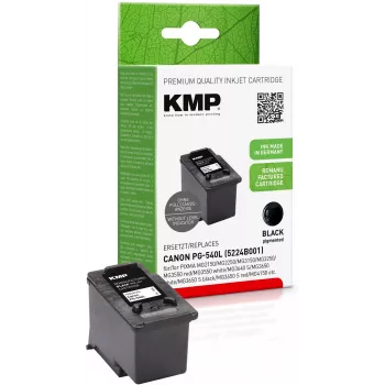 KMP Μαύρο δοχείο μελανιού Συμβατό με Canon PG-540L (1516,4401)
