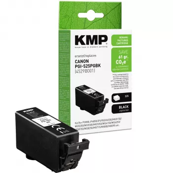 KMP συμβατό μαύρο δοχείο μελανιού για Canon PGI-525 PGBK (4529B001) 1513,4001