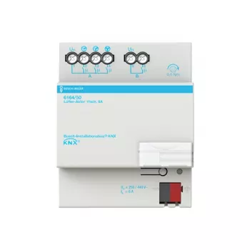 Busch-Jaeger KNX Ενεργοποιητής ανεμιστήρα 1 απλού 6A 6164/50 (6151-0-0241)