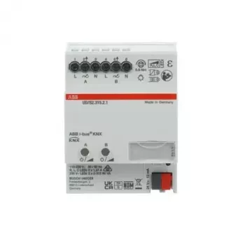 ABB UD/S2.315.2.1 LED dimmer 2x315 W/VA, 2 καναλιών KNX καθολικός ενεργοποιητής dimmer, ράγα DIN 2CKA006197A0053