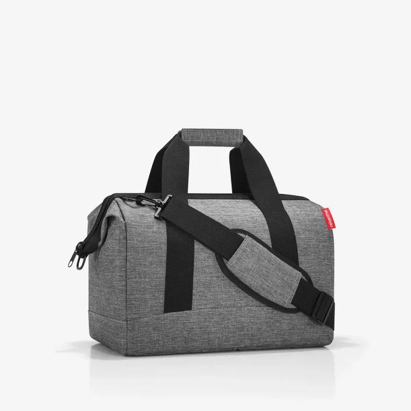 Reisenthel allrounder M unisex ιατρική τσάντα, φερμουάρ, γκρι/μαύρο (MS7052)