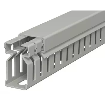 OBO BETTERMANN 6178003 Κανάλι καλωδίων 2000x15x30 mm γκρι PVC με σχισμή