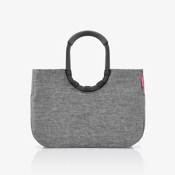 reisenthel loopshopper L Καλάθι Αγορών, Twist Silver, 25 L, Πλαίσιο Αλουμινίου, Πολυεστέρας OR7052