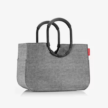 reisenthel loopshopper L Καλάθι Αγορών, Twist Silver, 25 L, Πλαίσιο Αλουμινίου, Πολυεστέρας OR7052
