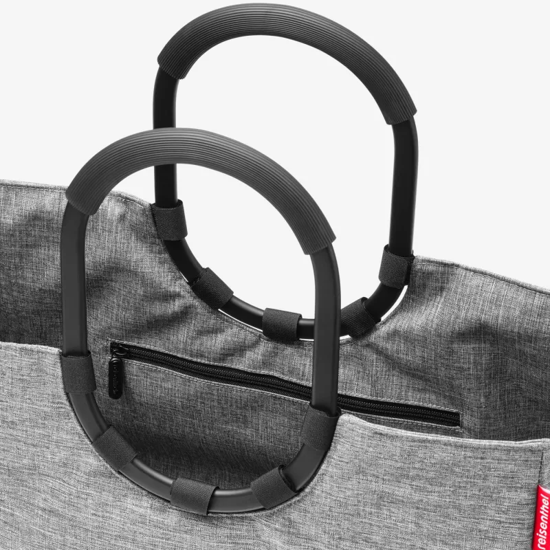 reisenthel loopshopper L Καλάθι Αγορών, Twist Silver, 25 L, Πλαίσιο Αλουμινίου, Πολυεστέρας OR7052