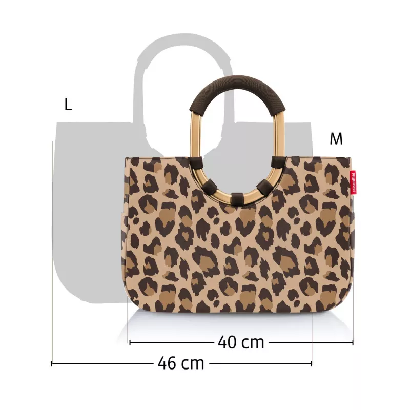 reisenthel loopshopper L Καλάθι Αγορών, Twist Silver, 25 L, Πλαίσιο Αλουμινίου, Πολυεστέρας OR7052