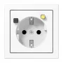 Jung LS5520.30WW πρίζα FI-SCHUKO με FI 30 mA, alpinweiß