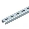 OBO Bettermann ράγα συναρμολόγησης προφίλ C 41x21 mm, με σχισμές, 2000 mm, θερμά γαλβανισμένος χάλυβας, πλάτος σχισμής 22 mm 1122933