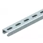 OBO Bettermann ράγα συναρμολόγησης προφίλ C 41x21 mm, με σχισμές, 2000 mm, θερμά γαλβανισμένος χάλυβας, πλάτος σχισμής 22 mm 1122933