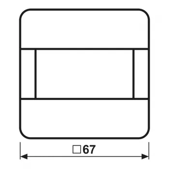 Jung CD17180 αυτόματος διακόπτης 1,1 m Standard ένθετο ανιχνευτή κίνησης (CD17180)
