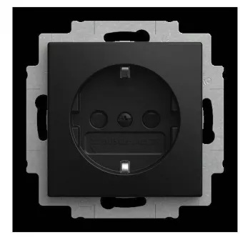 BUSCH-JAEGER Busch-balance SCHUKO πρίζα μηχανισμός Safety+ 16A 250V χωνευτός, χωρίς άγκιστρα 2CKA002013A5542