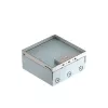 OBO Bettermann UDHOME4 2V δαπέδου κανάλι, κενό, ανοξείδωτο ατσάλι, 2 θέσεων 7427232