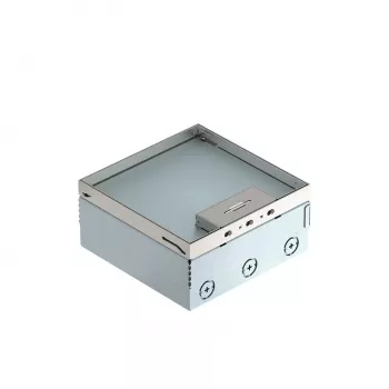 OBO Bettermann UDHOME4 2V δαπέδου κανάλι, κενό, ανοξείδωτο ατσάλι, 2 θέσεων 7427232